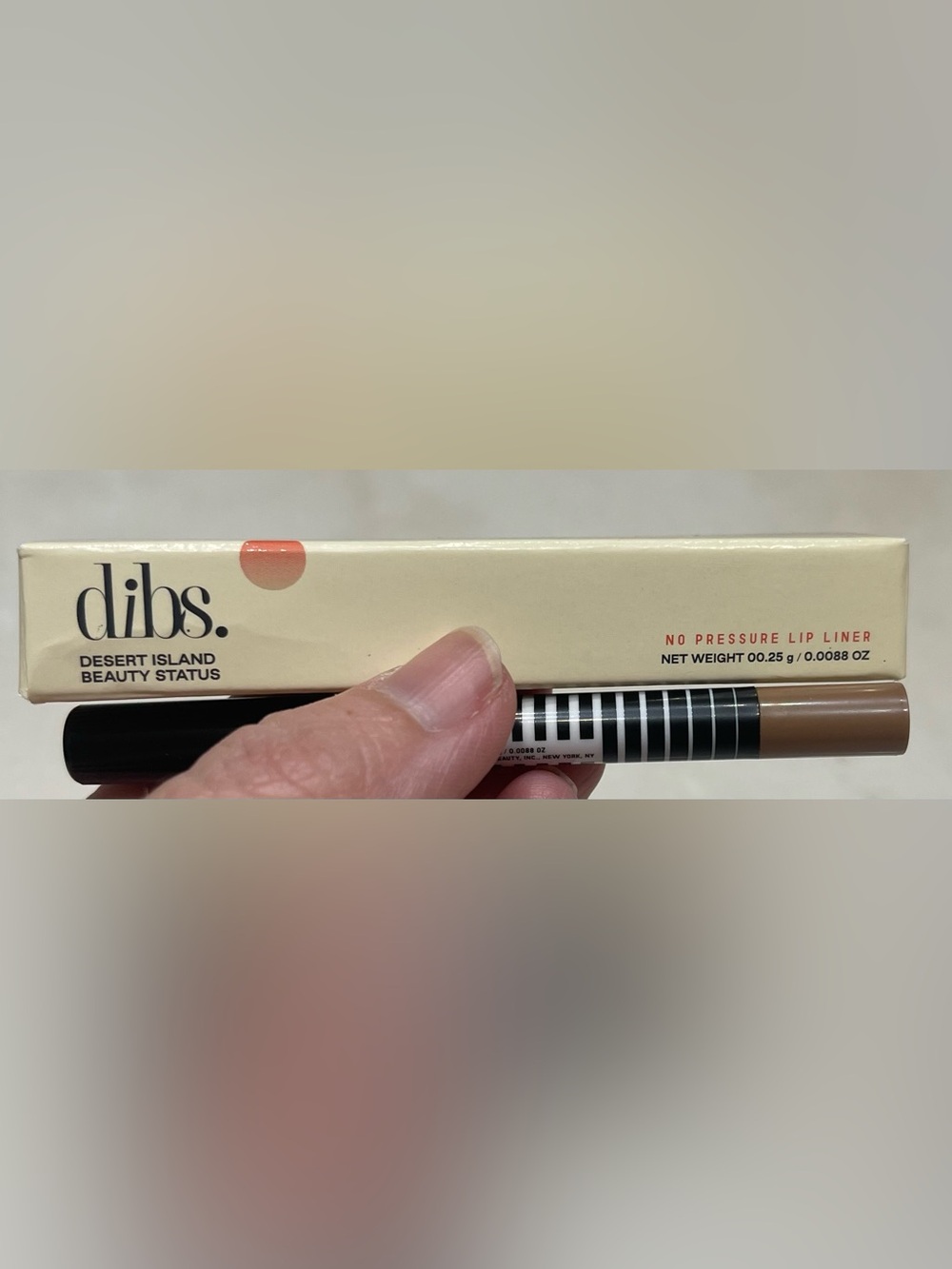 dibs. No Pressure Lip Liner — Color: Light (Nude Brown)